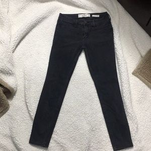 Black Low Rise Jeggings